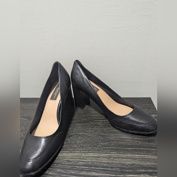Dkny black leather pumps - Picture 3 of 5